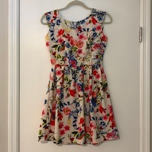 Printed Floral Dress